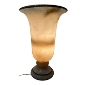 Lampe art déco forme vase albâtre 1930