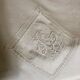 Antique linen, tablecloth, central monogram SR