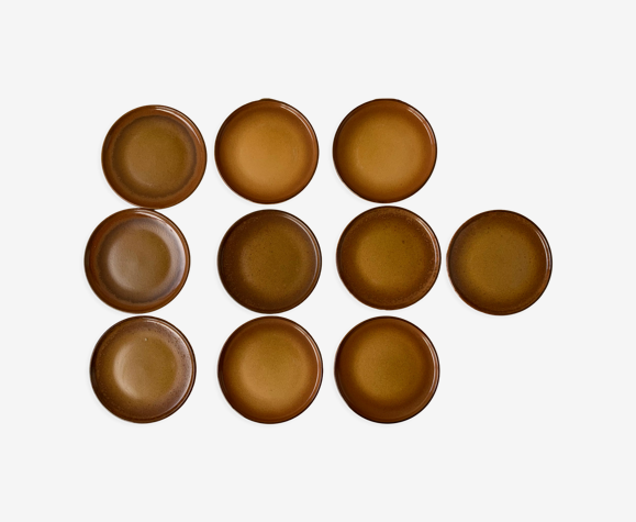 Assiettes en grès