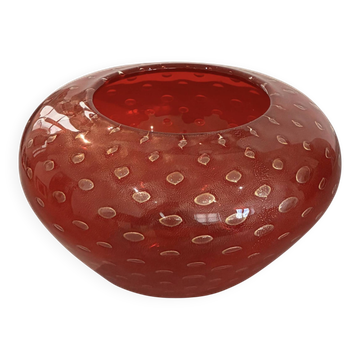 Alfredo barbini (1912-2007), murano, vase en verre, vers 1970