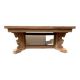 Table de style renaissance en chene massif XX siècle