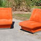 Paire de fauteuils des années 70