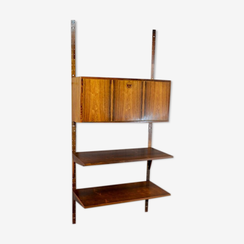 Danish wall system in Rio Poul Cadovius rosewood 1960