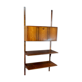 Danish wall system in Rio Poul Cadovius rosewood 1960
