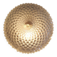 Ceiling light or wall light in moulded glass with diamond point - mid 20th century