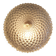 Ceiling light or wall light in moulded glass with diamond point - mid 20th century