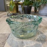 Petit pot en verre à forme libre et organique