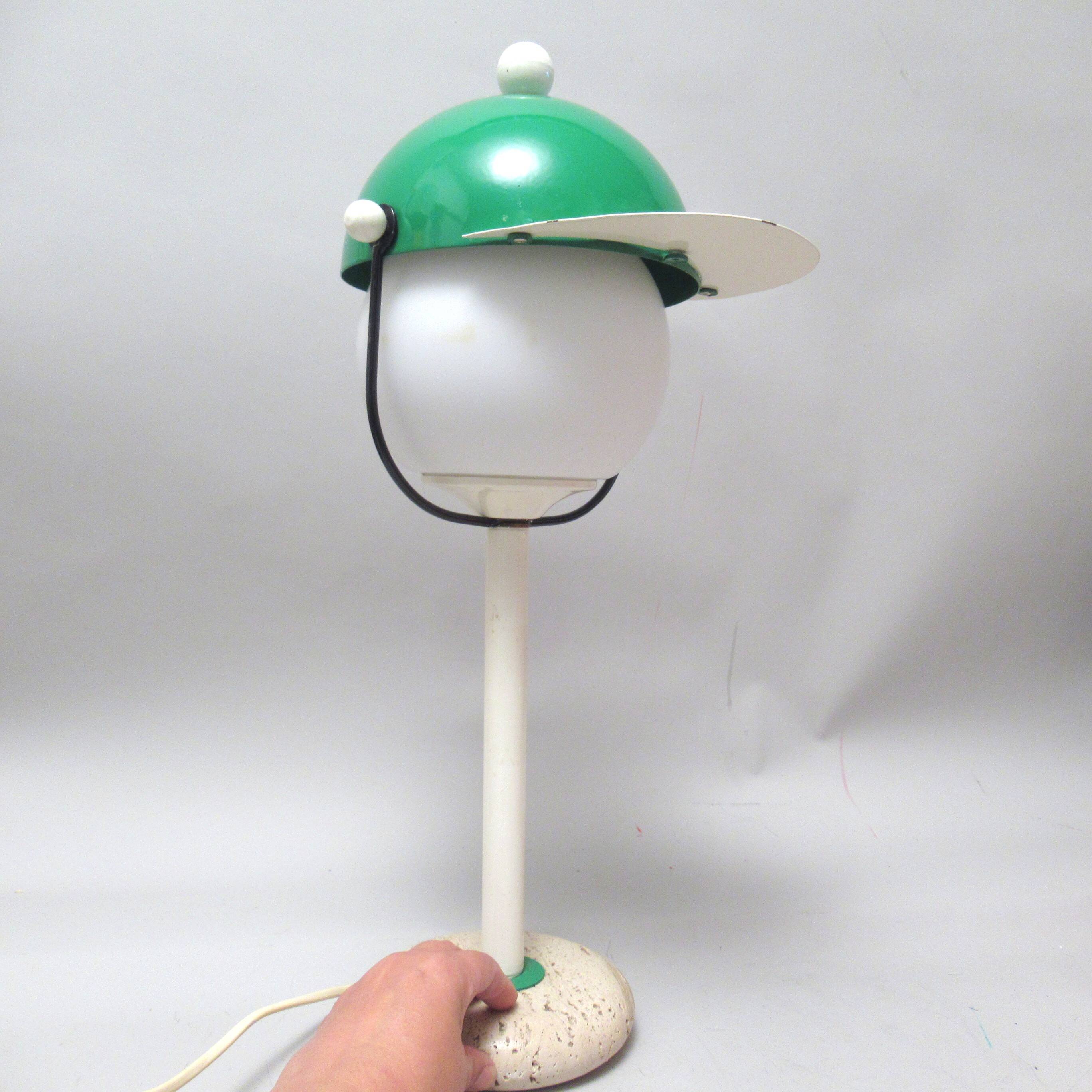 Italian cap lamp Arti e Mestieri from the 1980s.