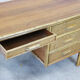 Desk in rattan and caning