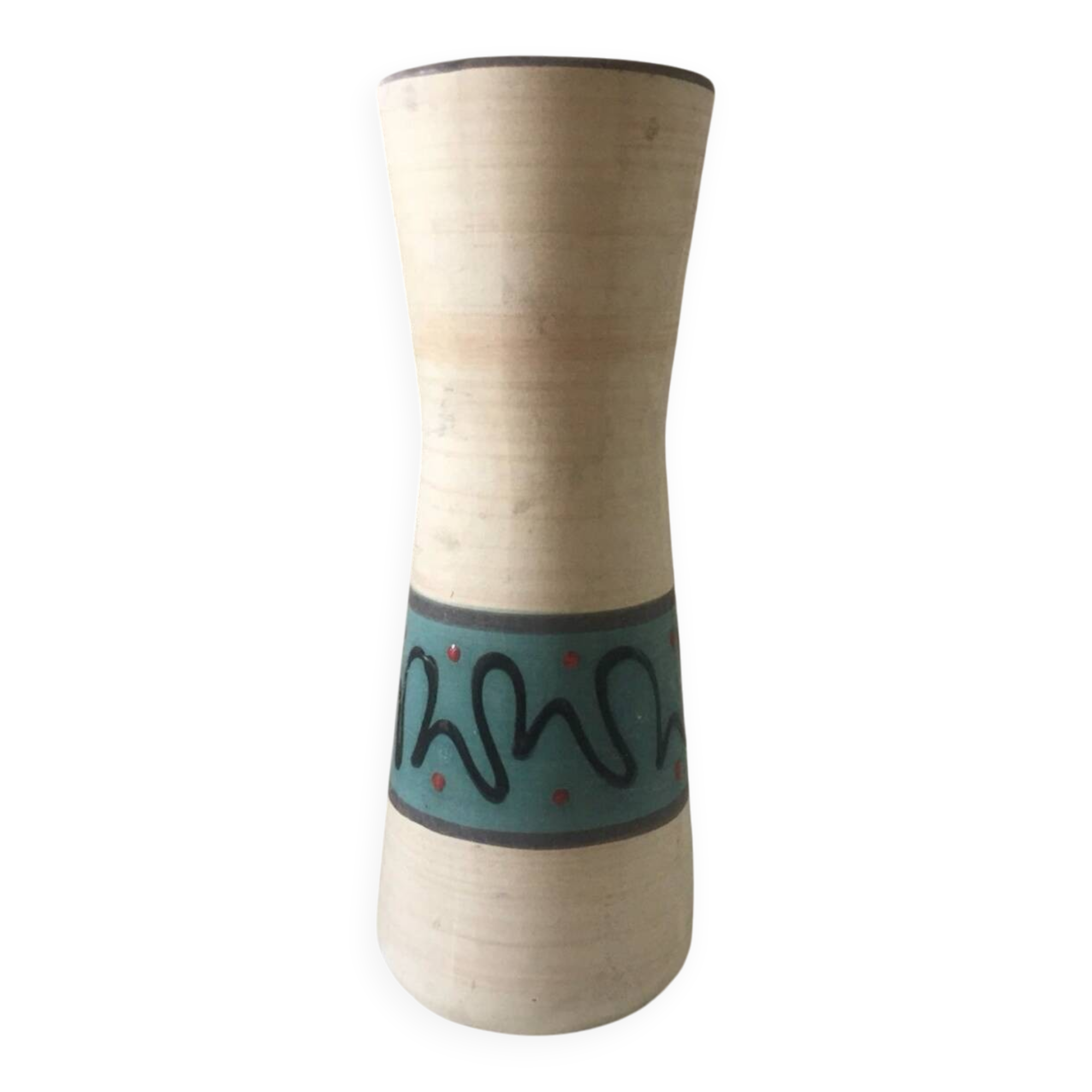 Vase West Germany décor modernist vintage 1950