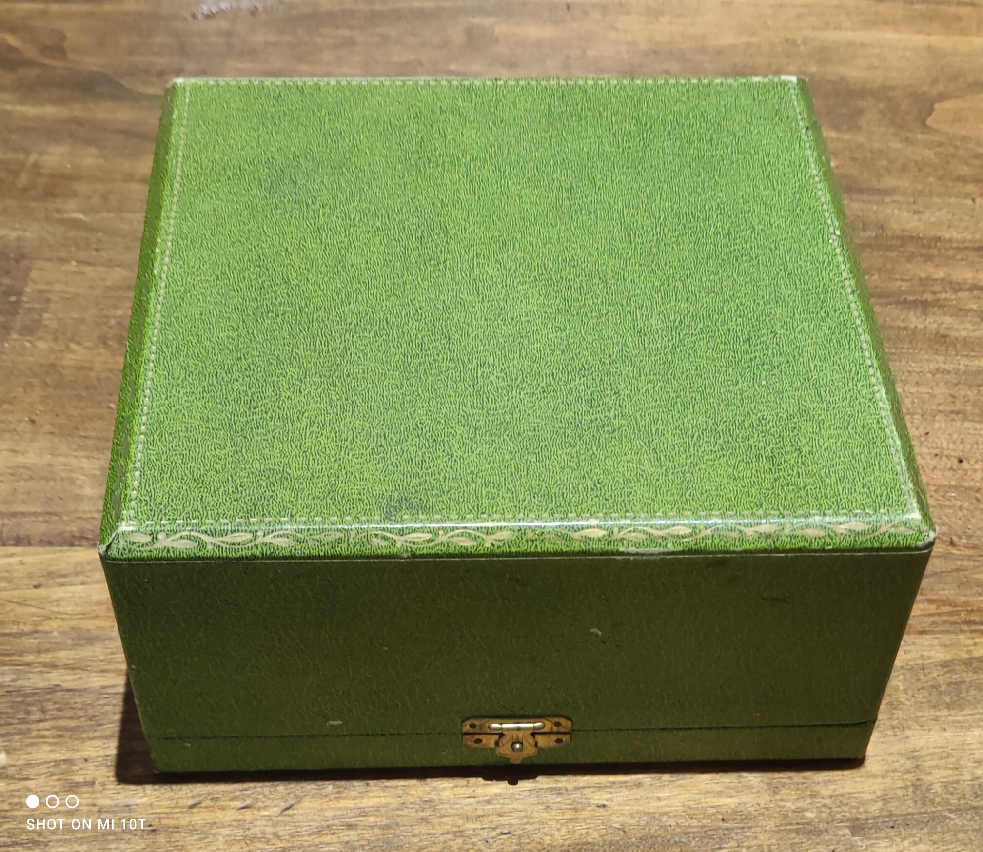 Silver metal table set box/Daguillon Nantes