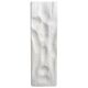 Vase en porcelaine blanc mat à relief style Op Art, Martin Freyer, Rosenthal Allemagne, années 1960