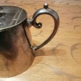 small silver-plated teapot