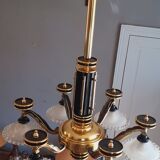 Art Deco chandelier six lights year 40