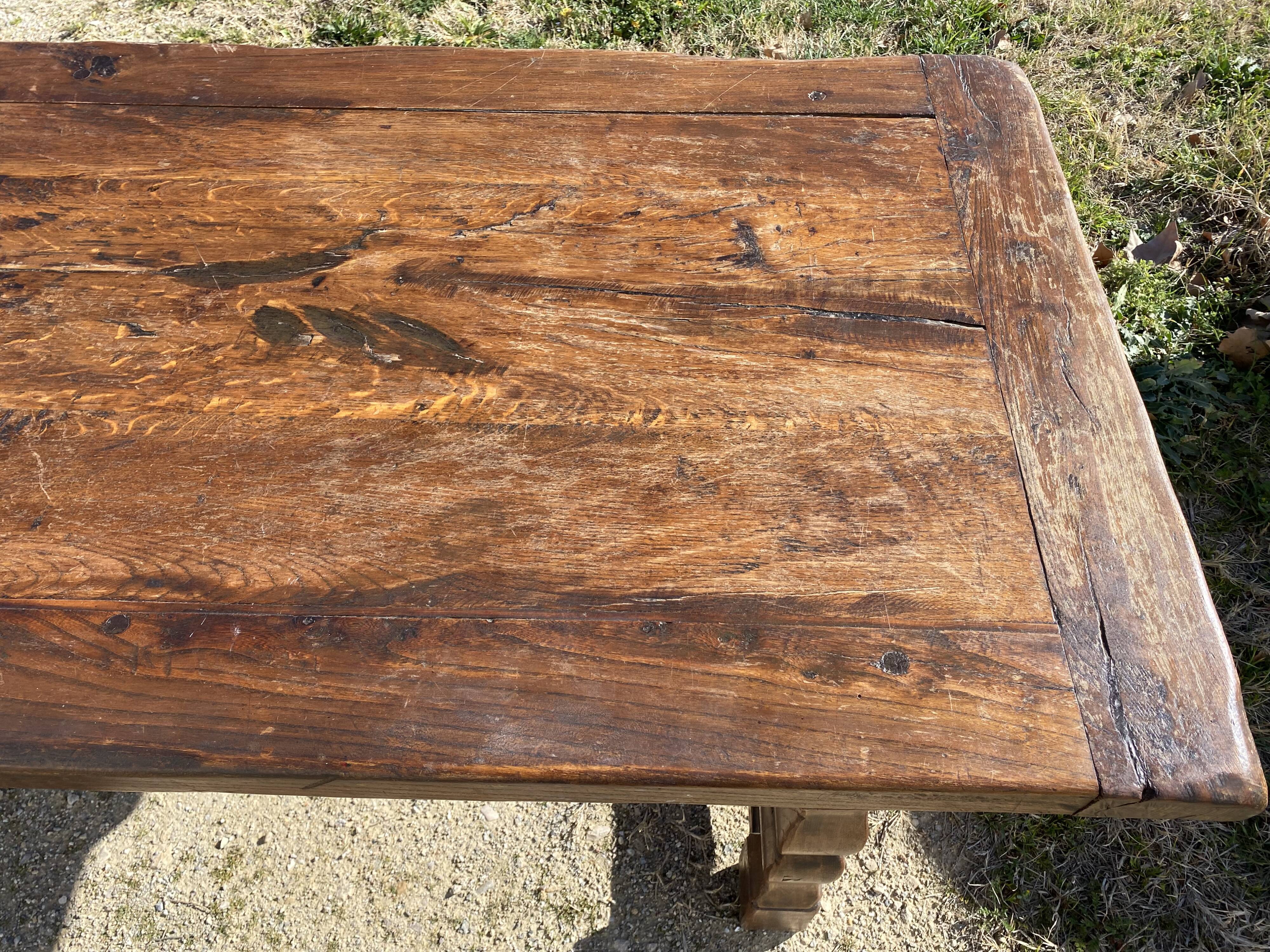 Rustic farmhouse table