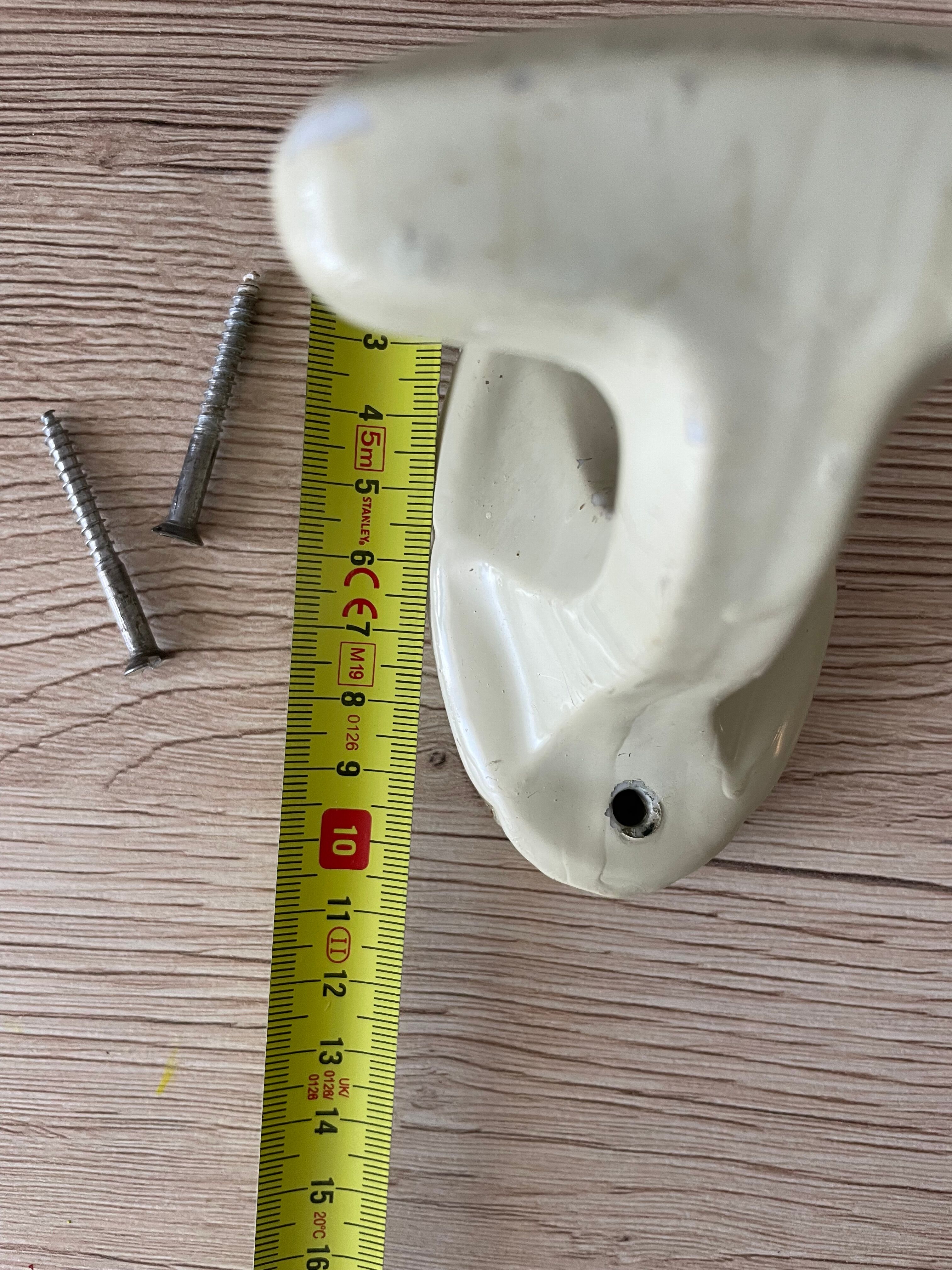 Vintage ceramic wall hook