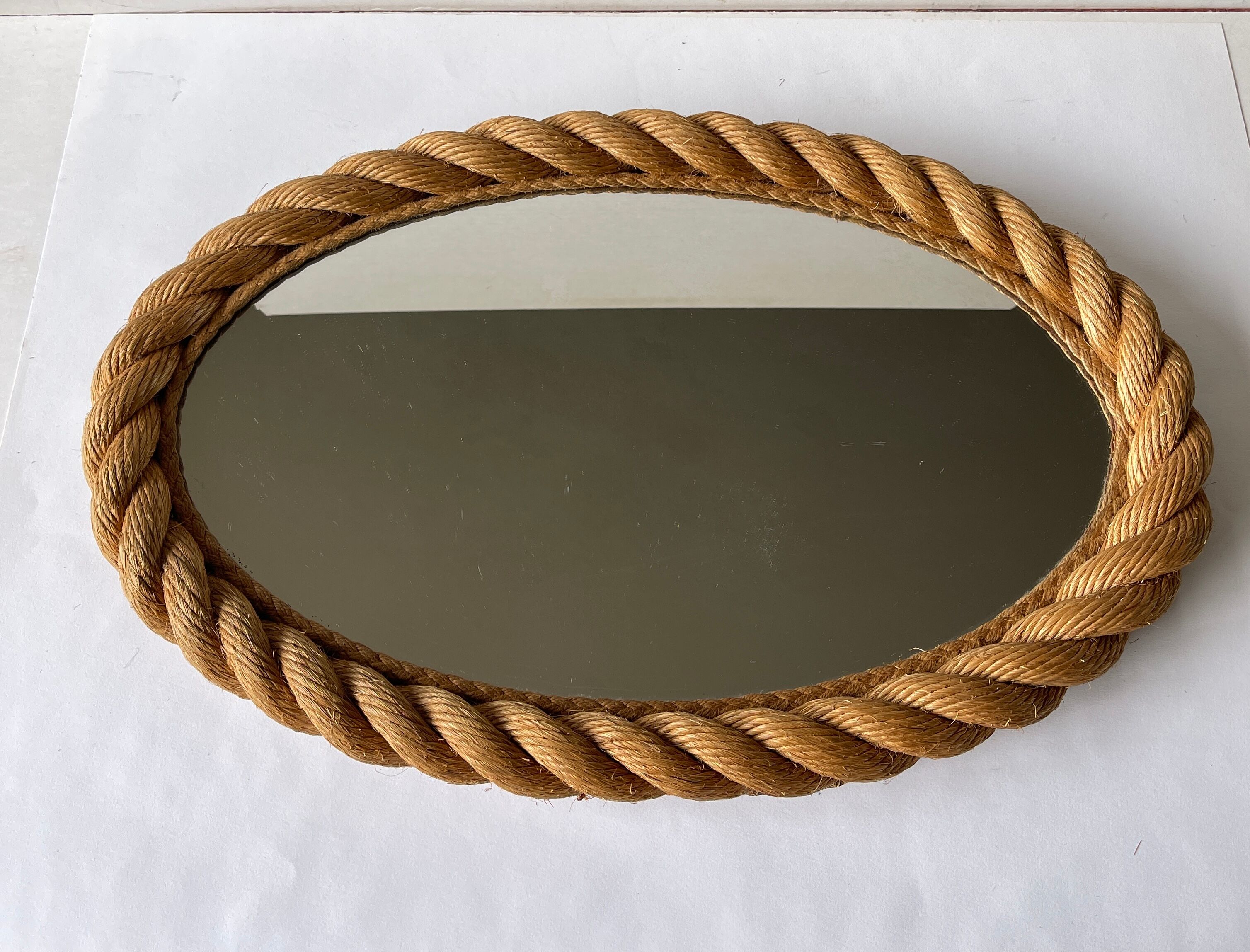 Vintage rope mirror