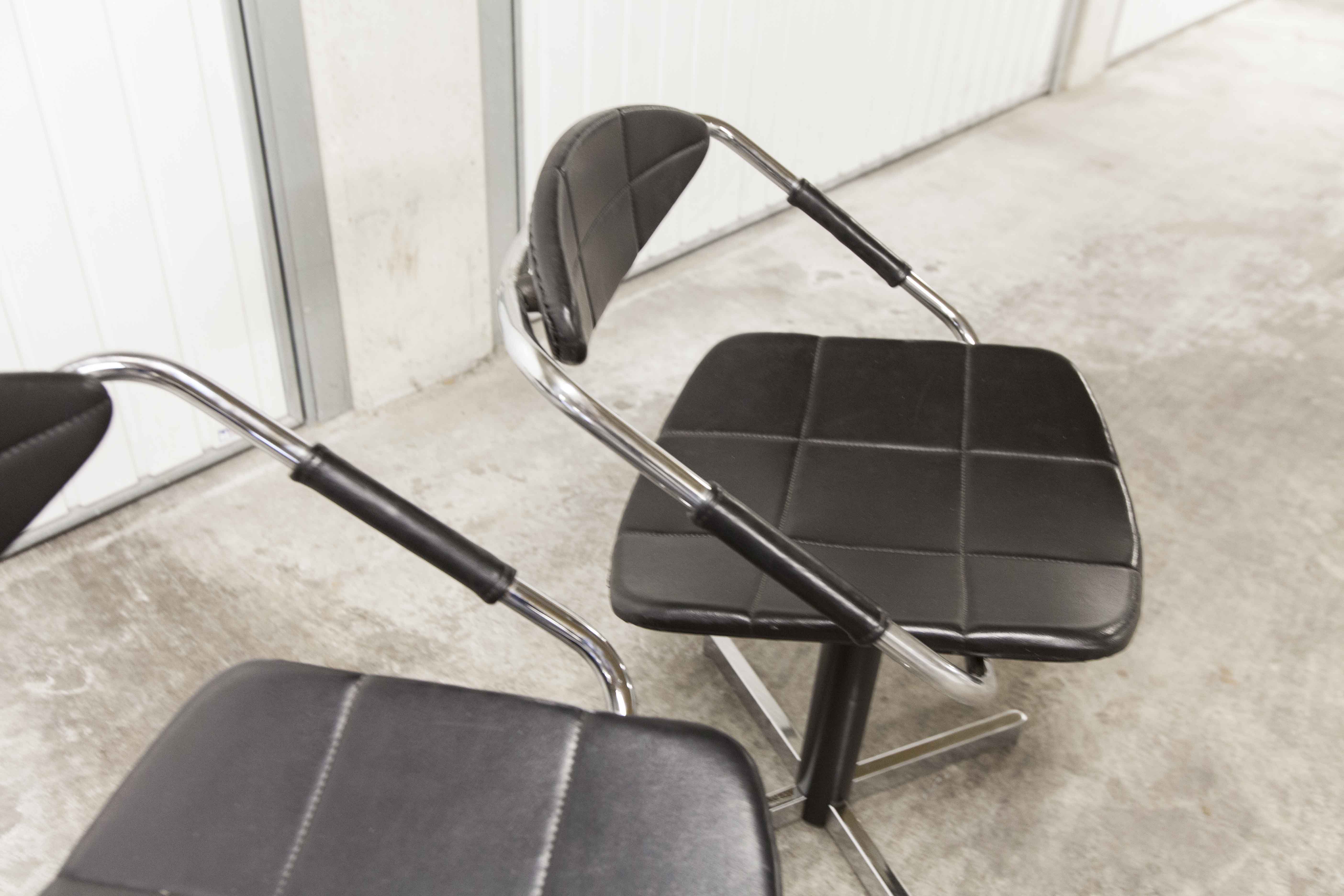 Set of 4 chairs armchairs Steiner model unesco 1962
