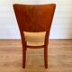 Set of 6 authentic Stella bistro chairs - Beech & Skai model