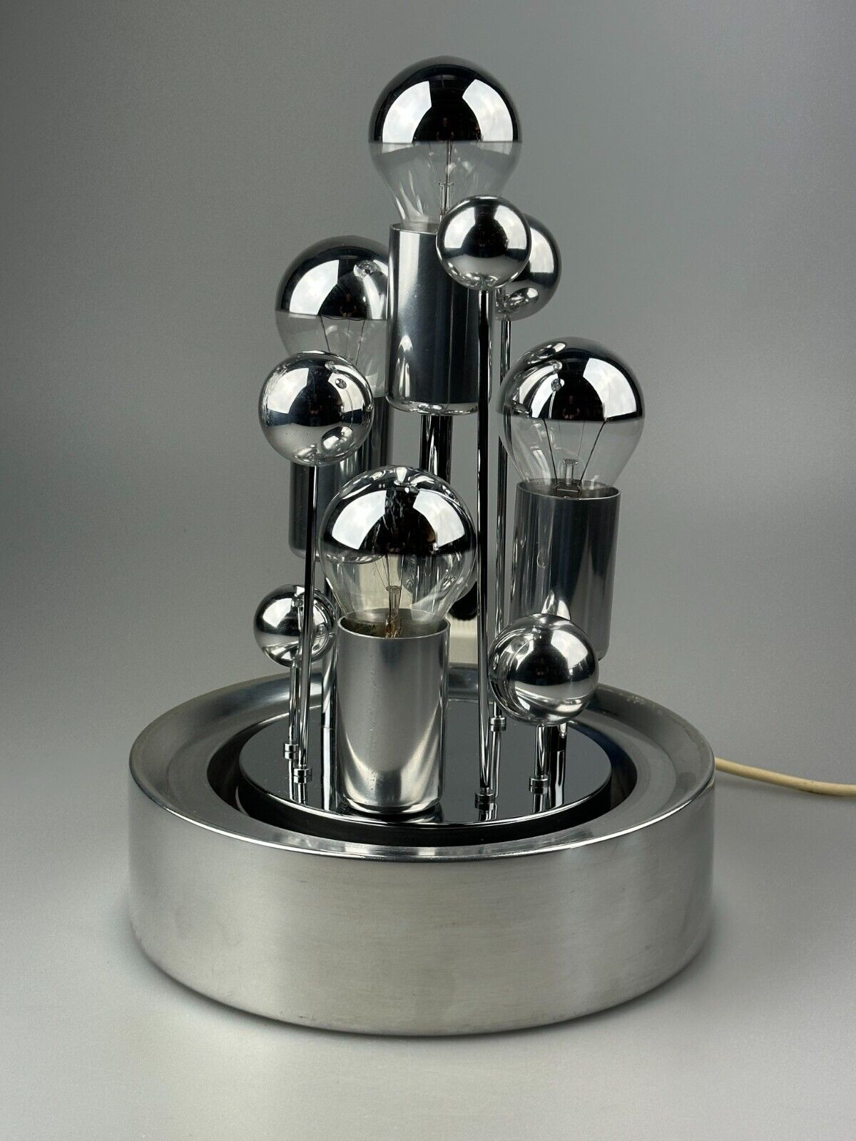 60s 70s table lamp ball lamp Doria "Big Ball" glass space age design