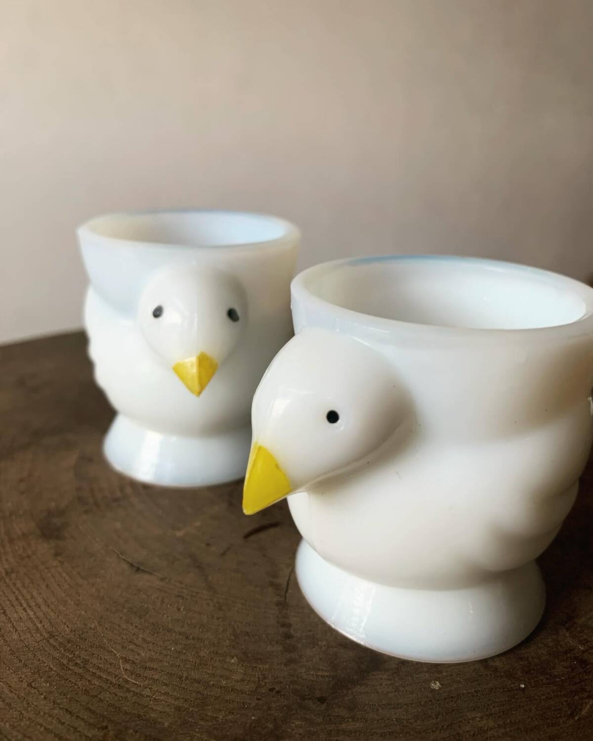 Pair of old egg cups