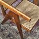 Scandinavian armchair in rattan & solid birch – Swedish vintage