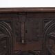 Spanish Gothic chest in old oak