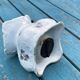 Old porcelain pepper mill