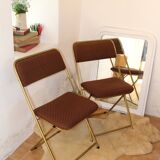 Pair of folding chairs, LaFuma