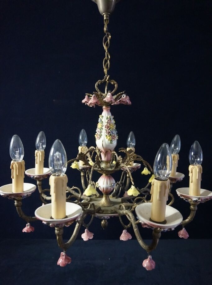 Ceramic chandelier