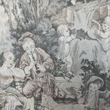 Old tapestry with country decor