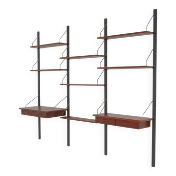 PS System Modular Shelving – Teak Veneer, Danish Design, 1970s