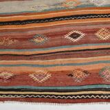 Turkish Anatolian Carpet, Vintage Pattern Rug, 163x259 Cm