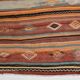 Turkish Anatolian Carpet, Vintage Pattern Rug, 163x259 Cm