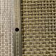 Gold metal mesh wall coat rack