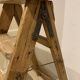 Solid wood stepladder very charming old decoration