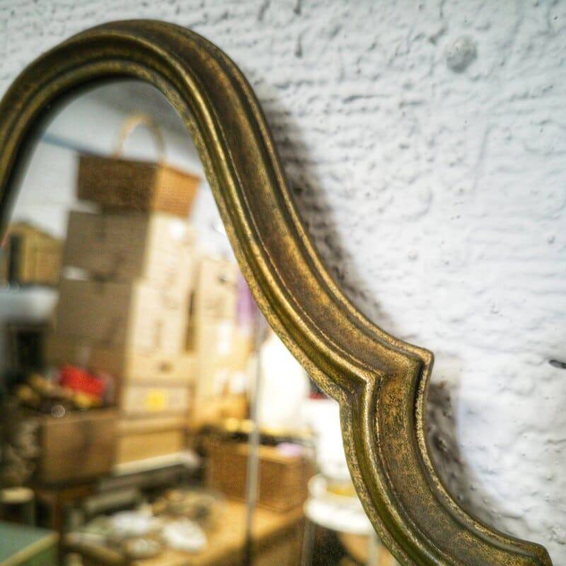 Gold baroque mirror 59x39cm