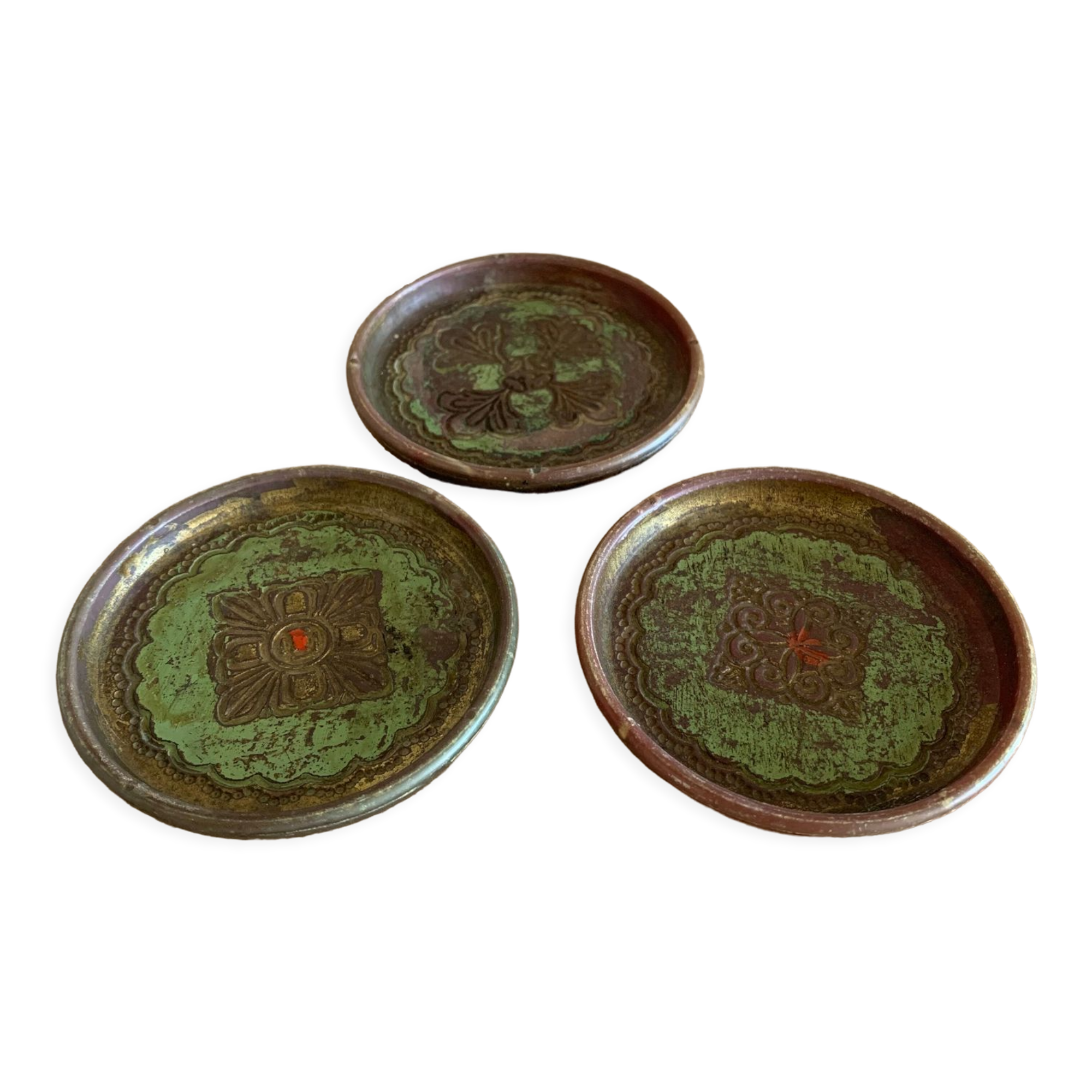 Lot 3 Vintage coasters