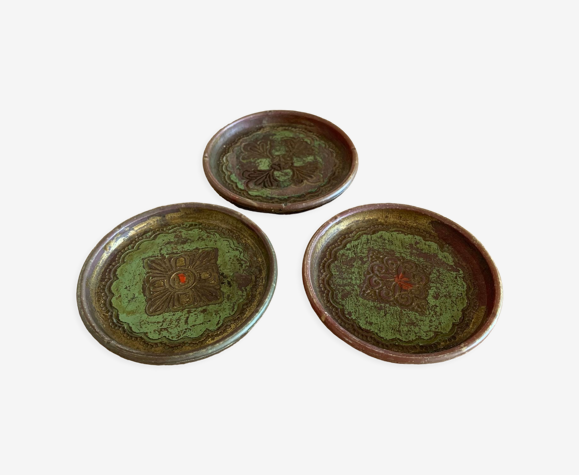 Lot 3 dessous de verre vintage