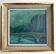 Rome at dusk, oil on panel, A. Luigini. 20th century.