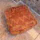 Handmade Berber Kilim pouf, floor cushion