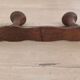 Wooden wall hook