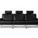 3-seater leather sofa