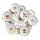 Deep plates / flower salad plates Sarreguemines