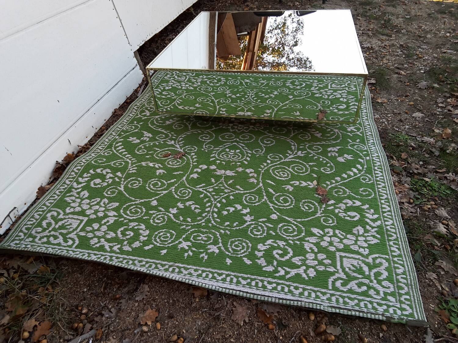 Mirrored coffee table