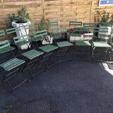 14 folding garden chairs