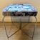 Tabouret tubulaire ottoman années 70 valeri