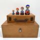 Old wooden box from the 70s