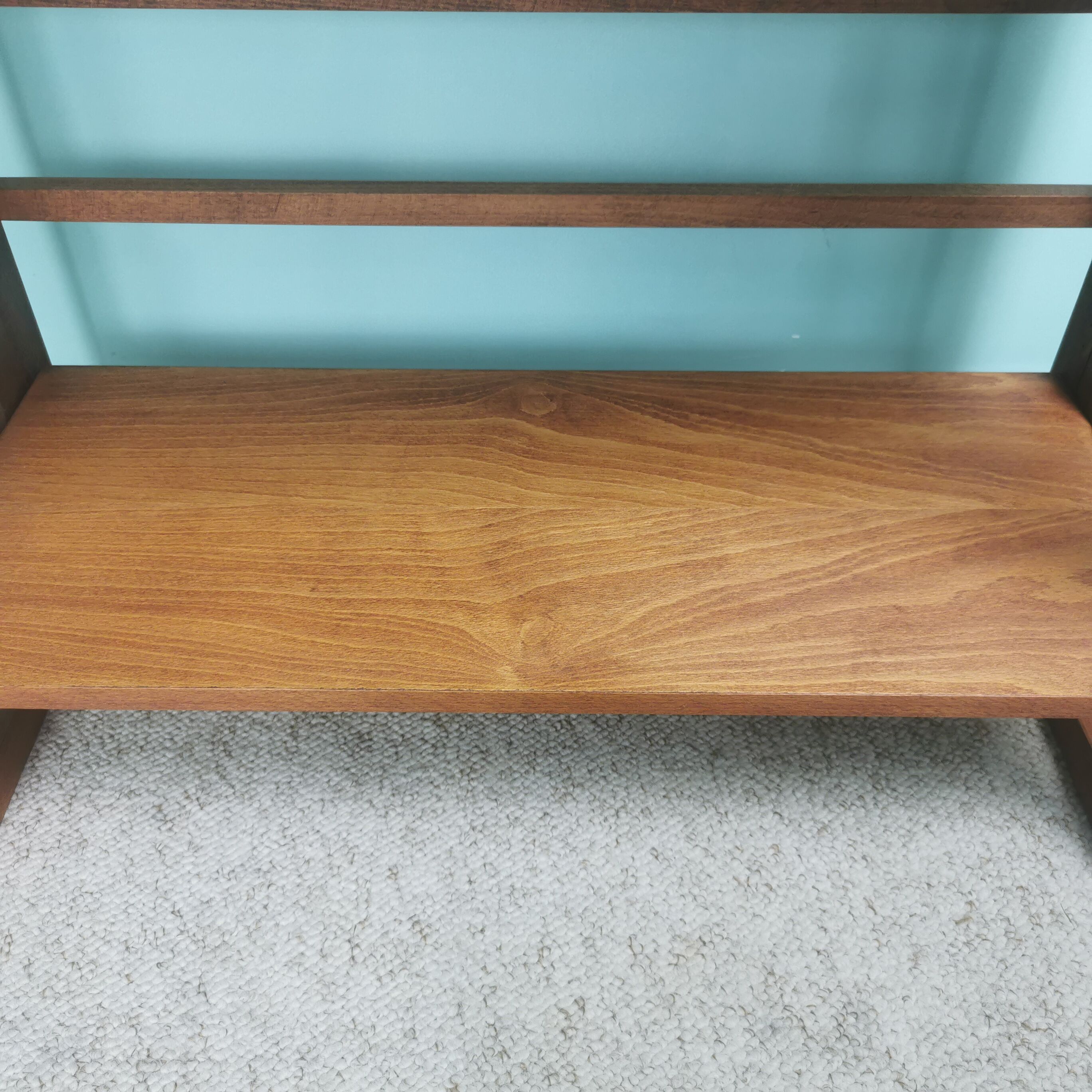 Folding bookcase shelf 50's