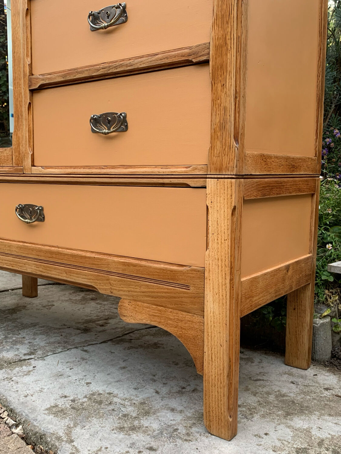 1920s Parisian Art Deco hotel wardrobe, removable